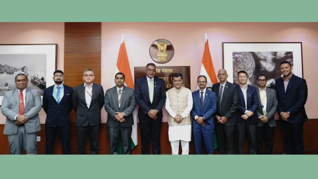 New Delhi Office, Mr. Prabitra Margherita, Met with Fiji’s Honorable Minister for Finance