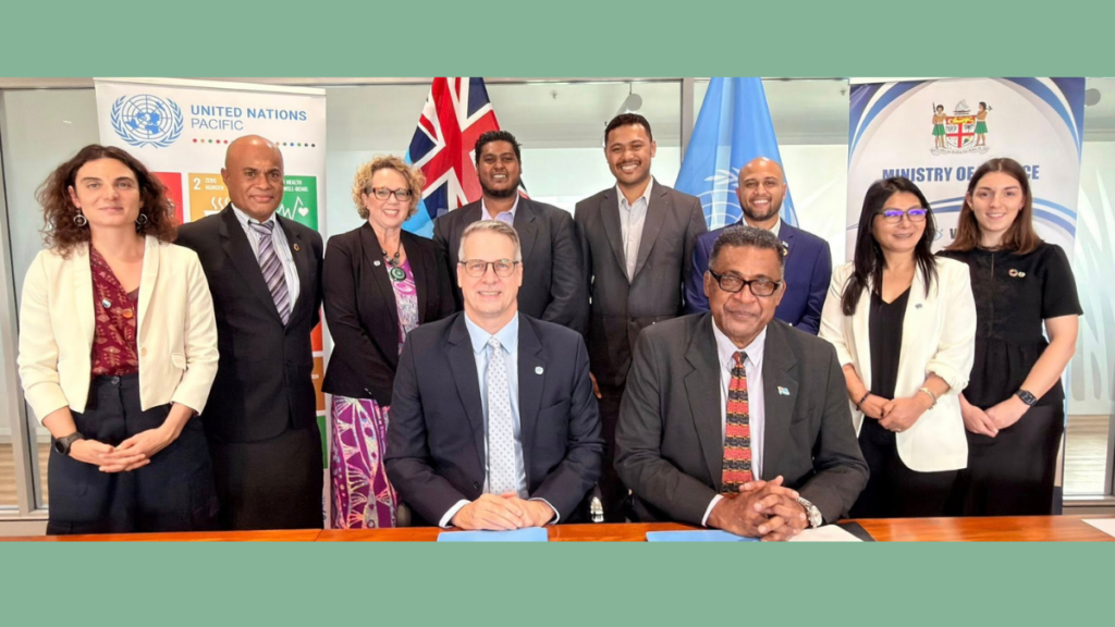 Fiji & UN Sign New Development Implementation Plan