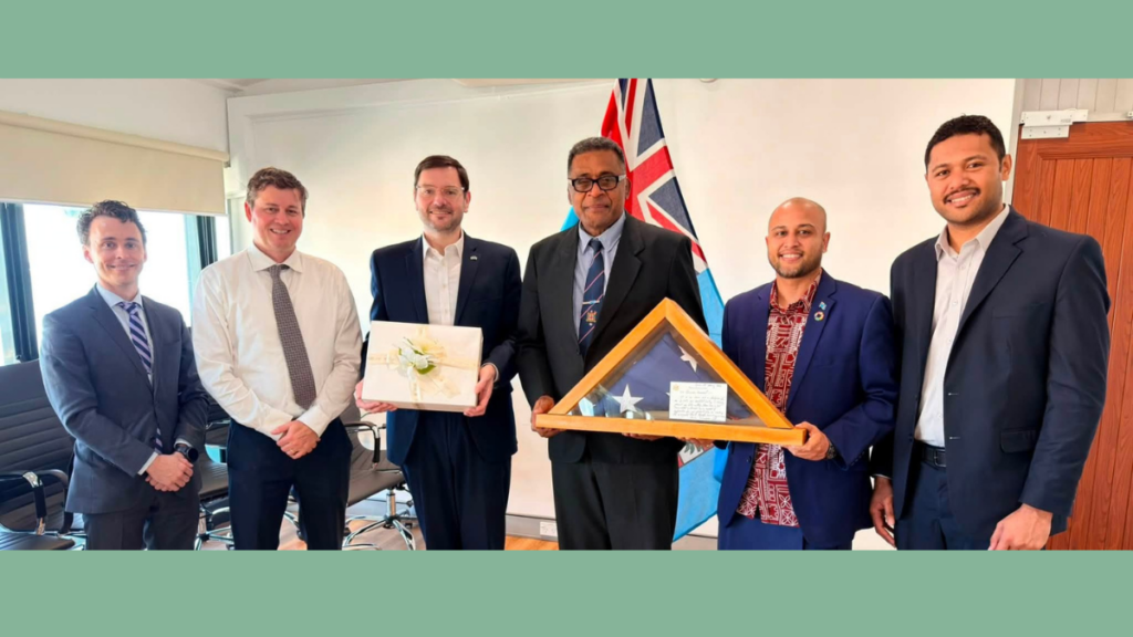 U.S. CHARGÉ D’AFFAIRES Pays Farewell Courtesy Call to Minister Immanuel